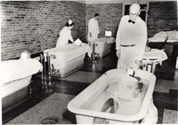 Hydrotherapy at the Elgin State Hospital, 1950s