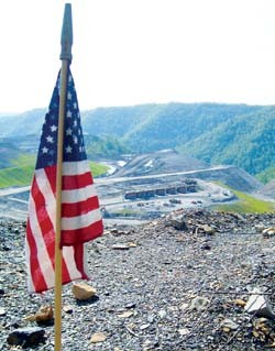 Mountaintop removal in Kayford, W.Va.