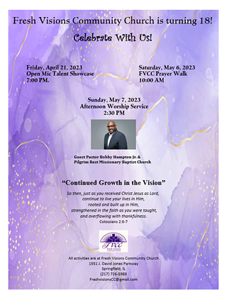 Image: 18th Anniversary Worship Service