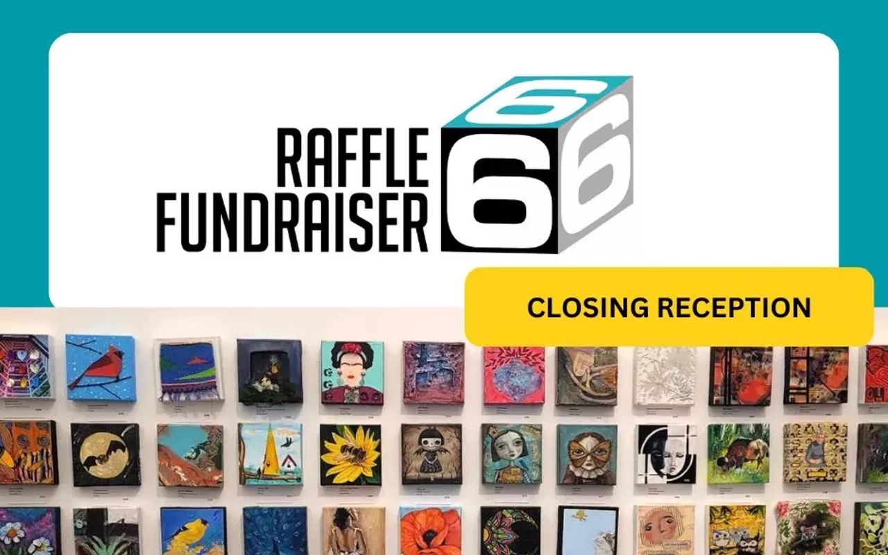 Image: 6x6 Art Raffle Closing Reception