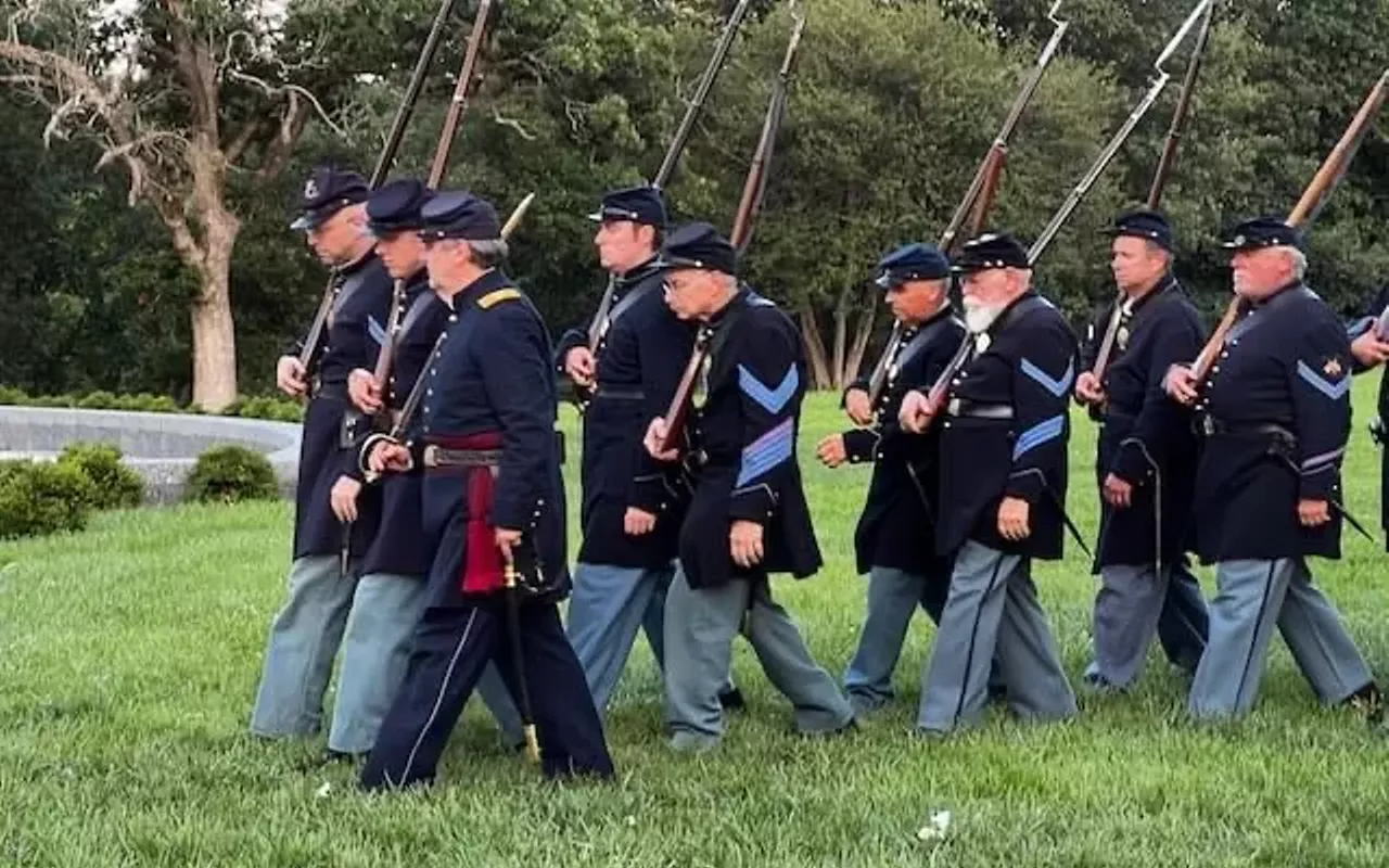 Image: A Call to Arms: The Mustering in of the 114th Illinois Regiment