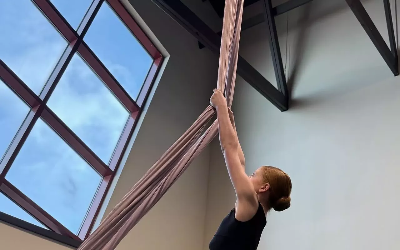 Image: Acrodance and Aerial Silks Clinic