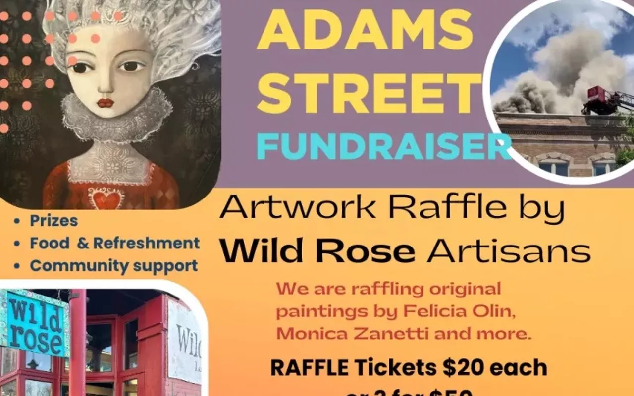 Image: Adams Street fundraiser