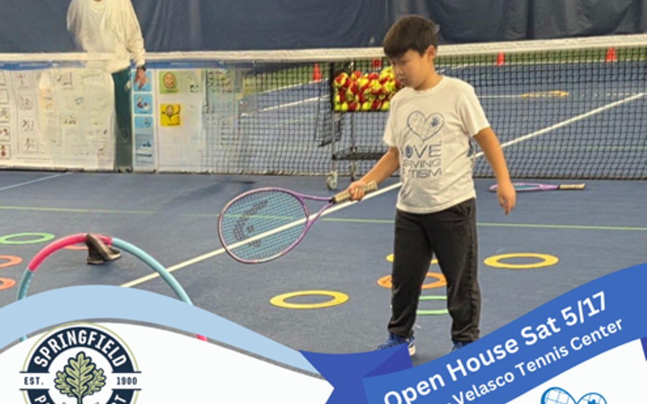Image: Adaptive Racquet Sports Program with Love Serving Autism