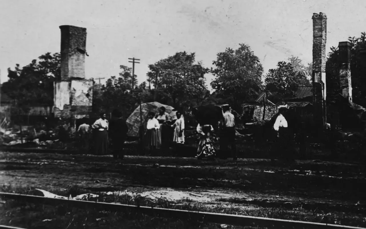 Image: An examination of businesses and families affected by the 1908 Race Riot