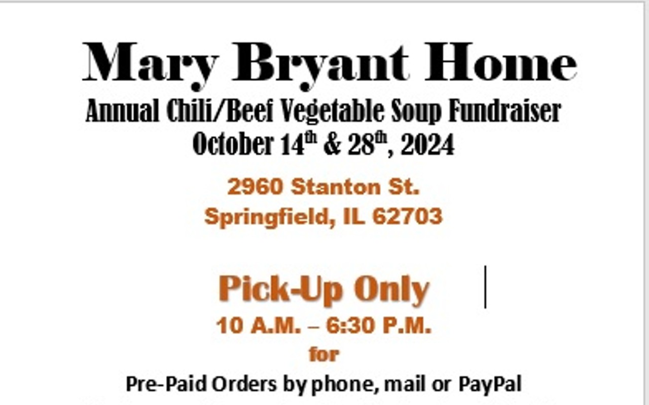 Annual Chili/Soup Fundraiser