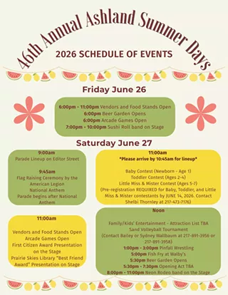 Image: Ashland Summer Days