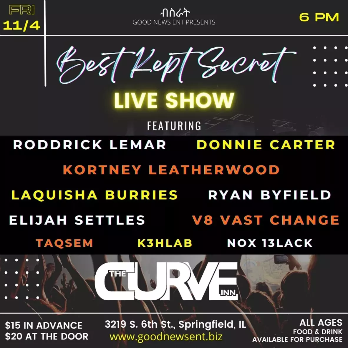 Best Kept Secret Live Show - Flyer