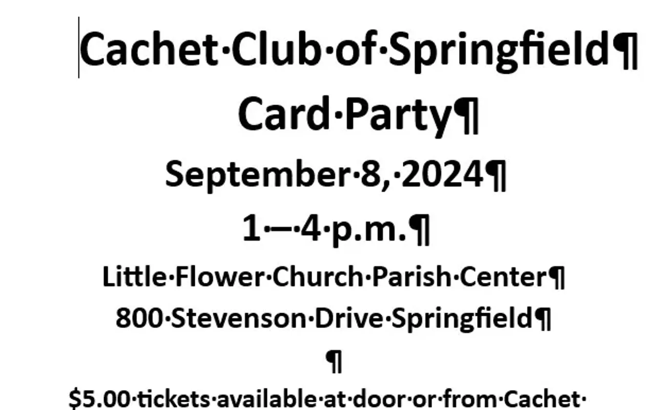 Image: Cachet Card Party