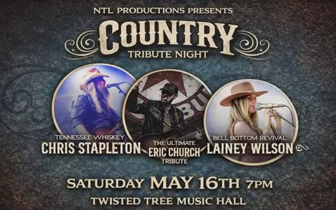 Image: CANCELED Tennessee Whiskey, The Ultimate Eric Church Experience, Bell Bottom Revival