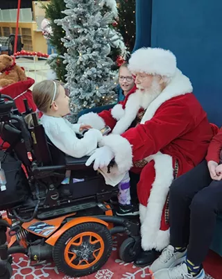Image: Caring Santa