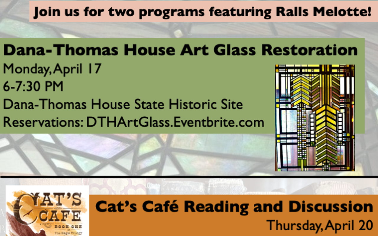 Image: Dana-Thomas House Art Glass Restoration