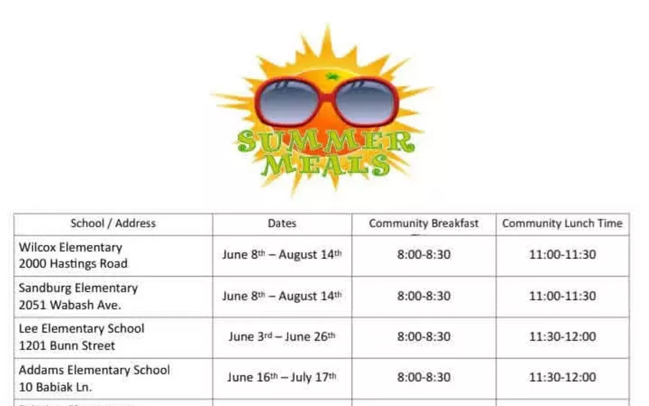 Image: District 186 Summer Food Program at Sandburg