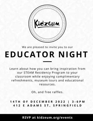 Image: Educator Night at the Kidzeum