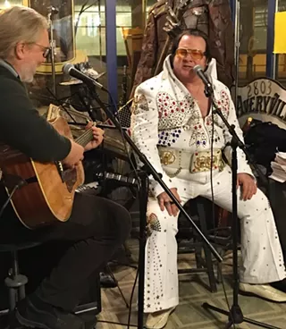 Image: Elvis Himselvis, Amy Battles and Tom Irwin