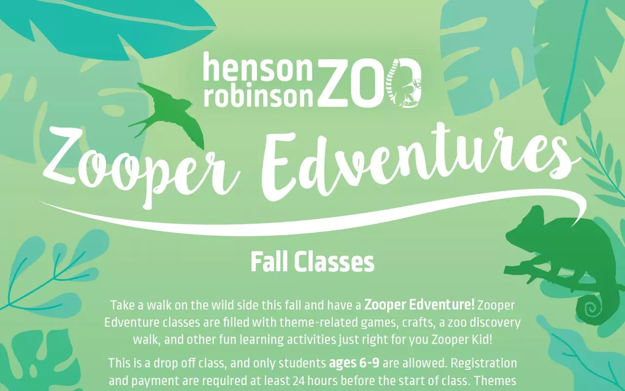 Image: Fall Zooper Edventure Class