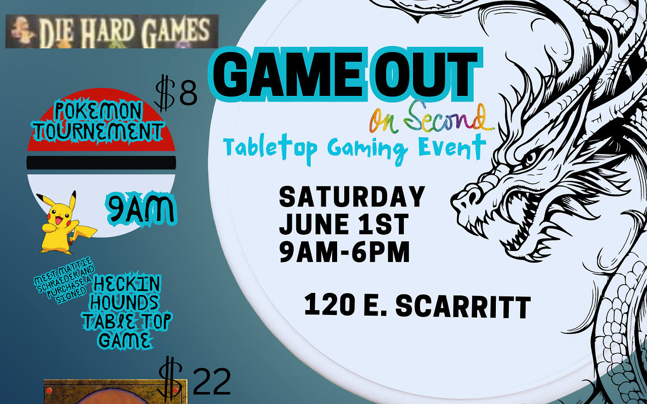 Image: Game OUT on Second: Tabletop Game Event