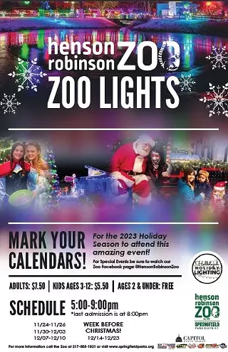 Image: Holiday Zoo Lights
