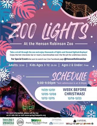 Image: Holiday Zoo Lights