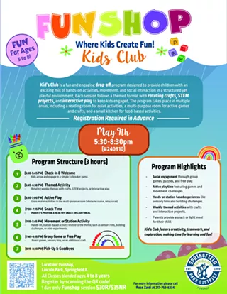 Image: Kid&rsquo;s Club &ndash; Superhero Training Night (Ages 5&ndash;8)