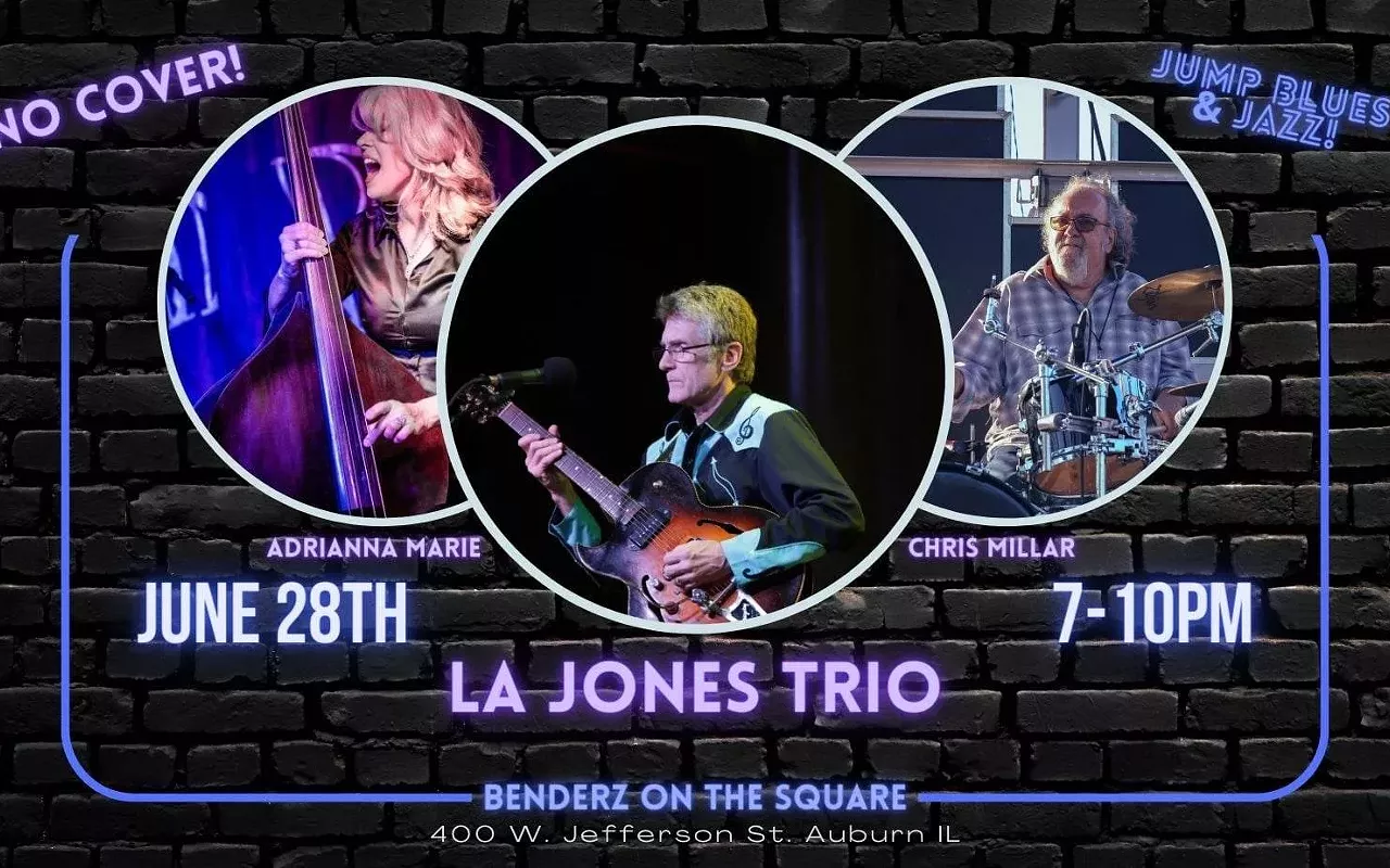 Image: LA Jones Trio, Adrianna Marie, Chris Millar