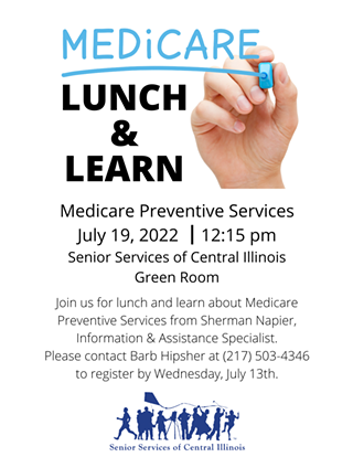 Lunch and Learn: Medicare Preventive Services