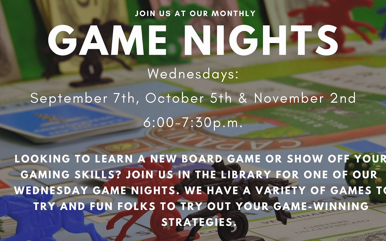 Monthly Board Game Nights