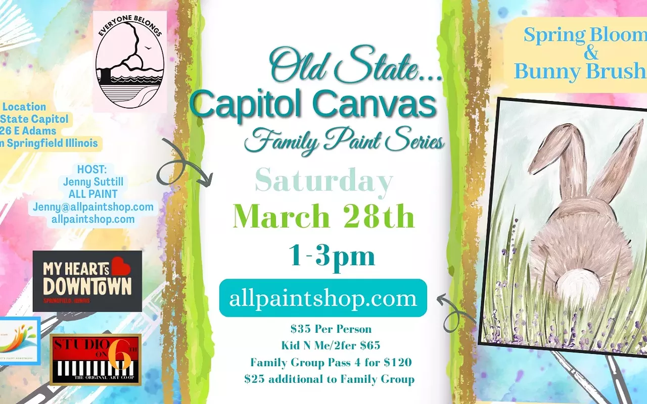Image: Old State Capitol Canvas Family Paint Series