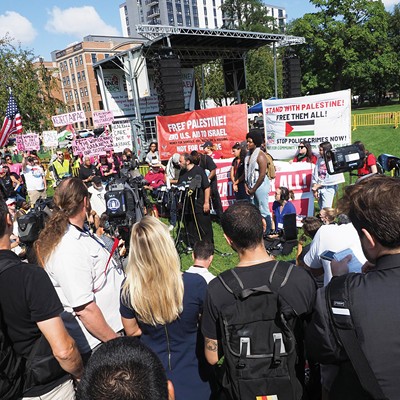 Ongoing protests at the DNC