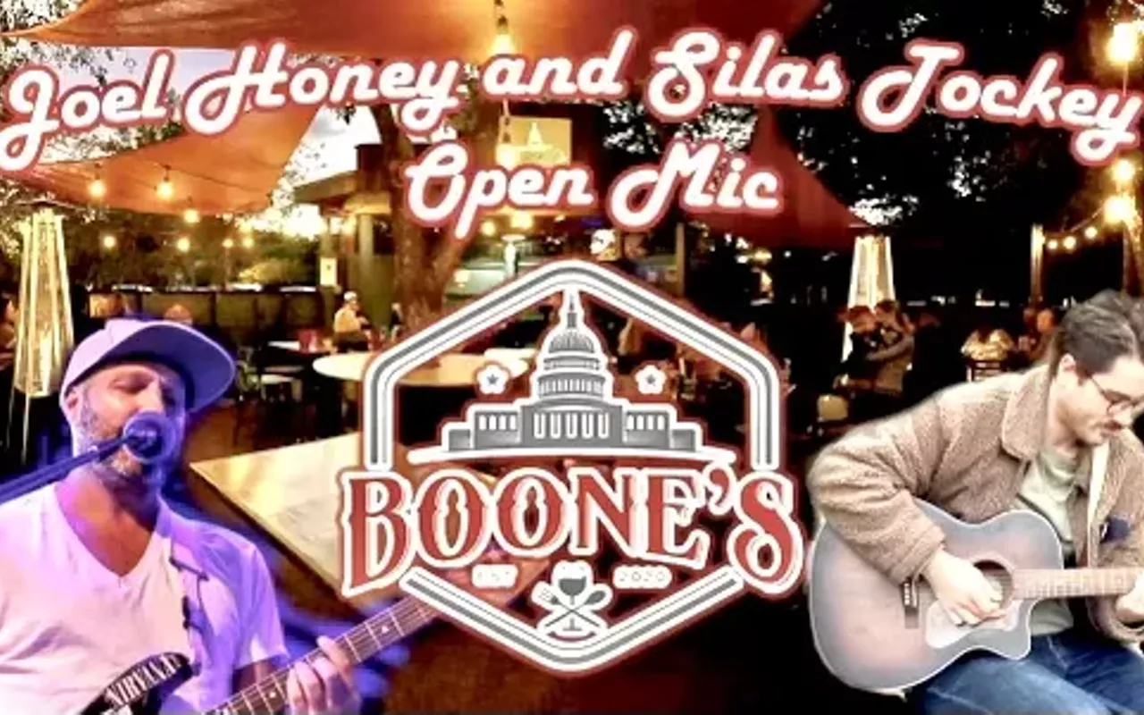 Image: Open mic with Joel Honey and Silas Tockey