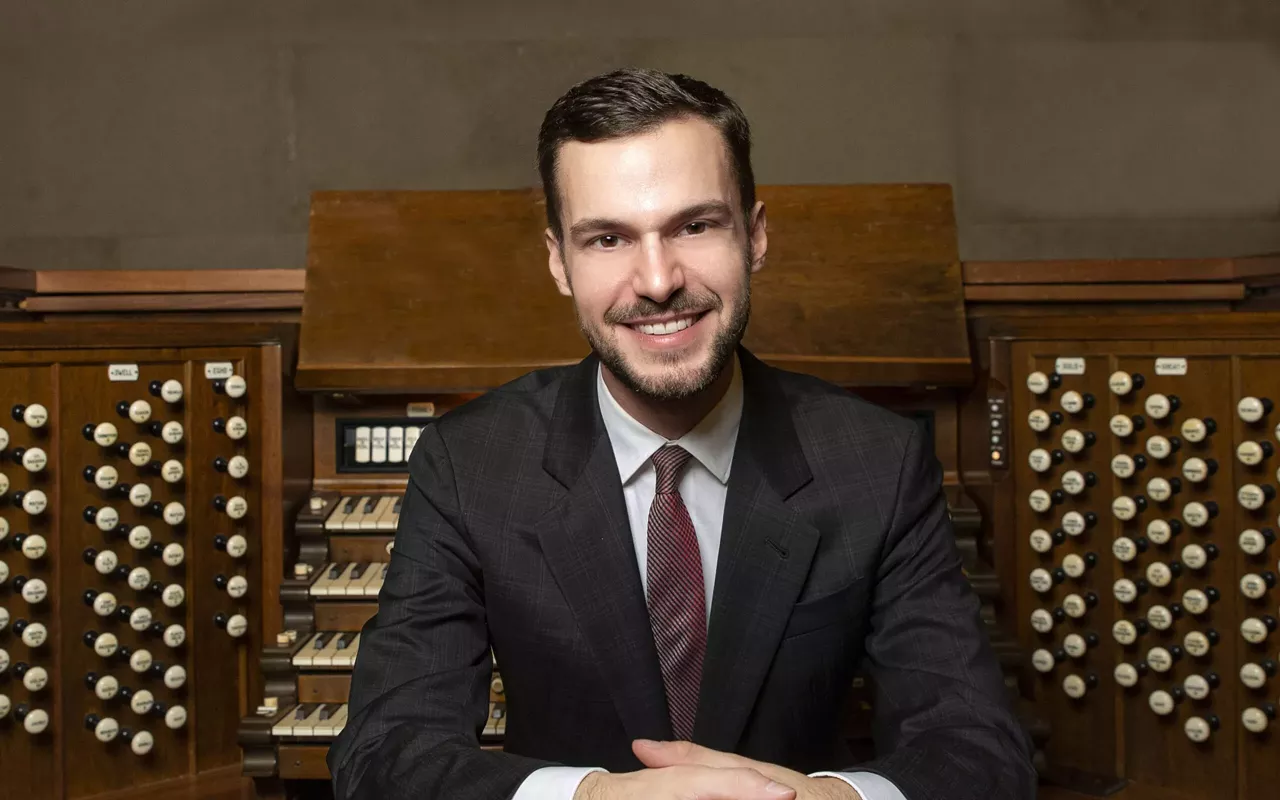 Image: Organist Nathan Laube