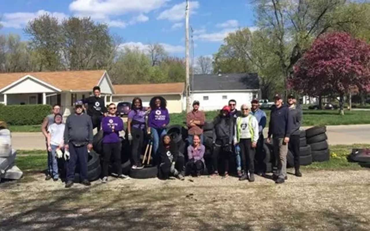 Image: Pillsbury Neighborhood cleanup