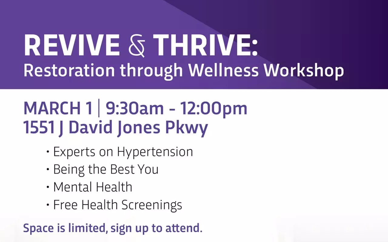 Image: POSTPONED: Revive & Thrive: Restoration Through Wellness Workshop