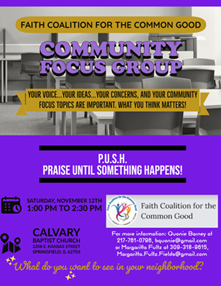 Image: P.U.S.H. Praise Until Something Happens