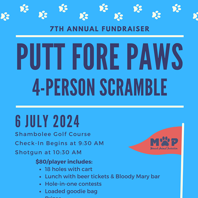 Putt Fore Paws Golf Outing