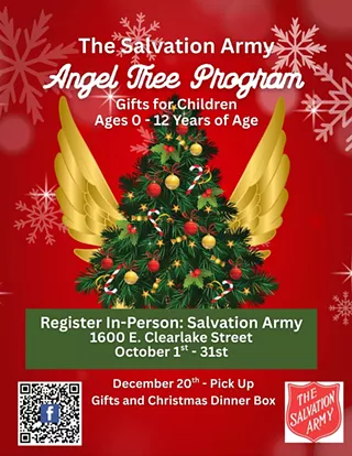 Image: Registration for Salvation Army Angel Tree Program
