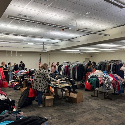 RISE Professional Clothing Drive Donation Day, Distribution