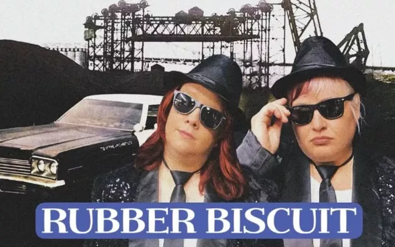 Image: Rubber Biscuit with Smokestacks