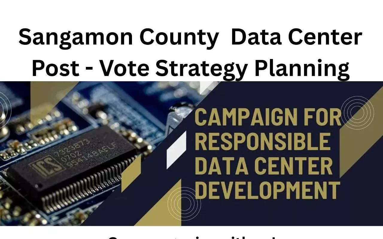 Image: Sangamon County Data Center Post-Vote Strategy Planning