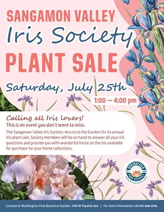 Image: Sangamon Valley Iris Society Plant Sale