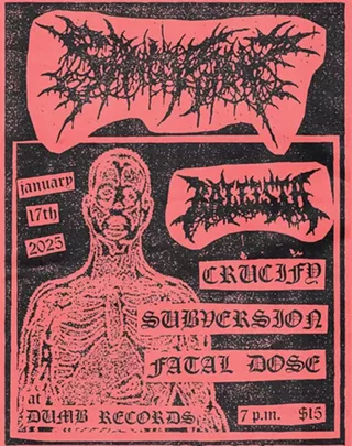 Image: Sanity Slip, Ballista, Crucify, Subversion, Fatal Dose