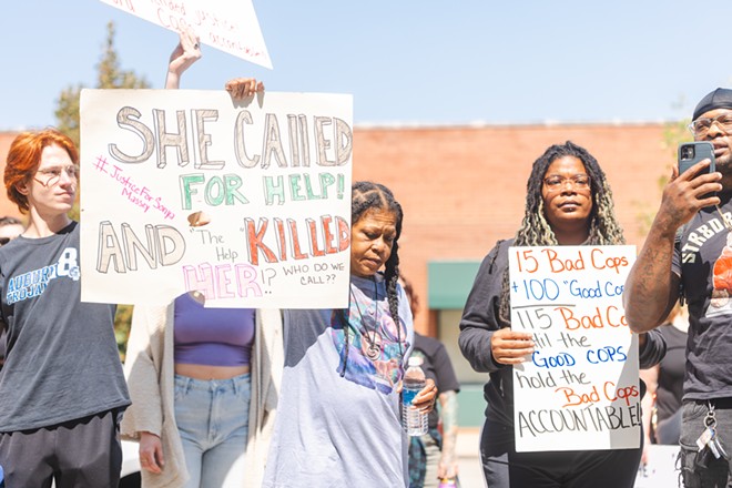 Sept. 9 protest at Springfield Police Department