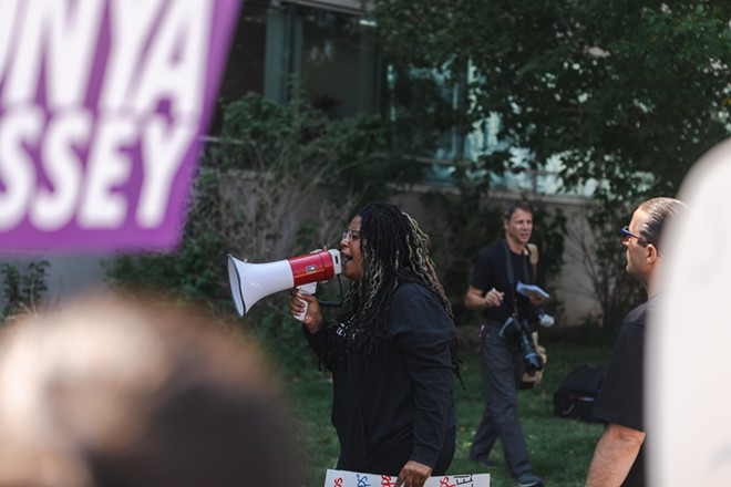 Sept. 9 protest at Springfield Police Department