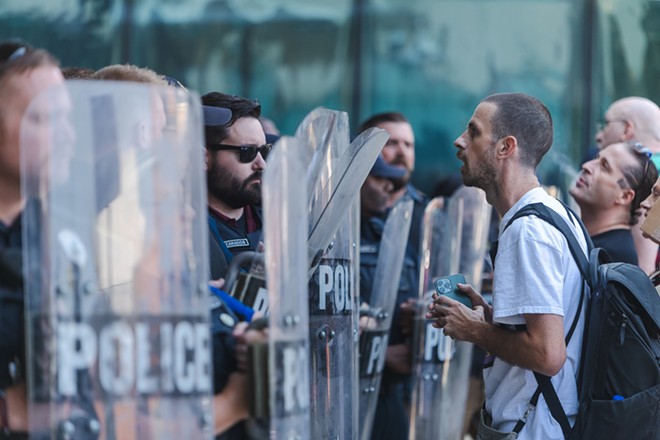 Sept. 9 protest at Springfield Police Department