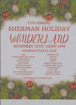 Image: Sherman Holiday Wonderland