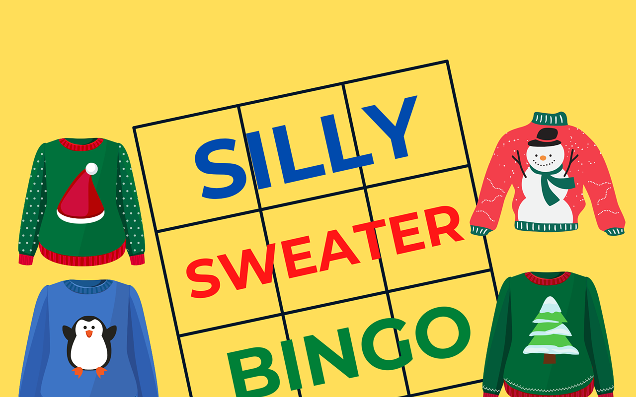 Image: Silly Sweater Holiday Bingo