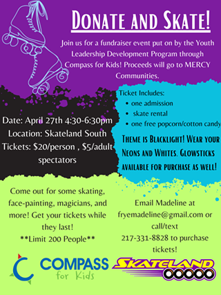 Image: Skating fundraiser