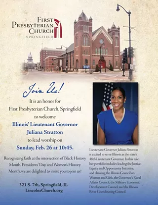 Image: Stratton to lead worship service