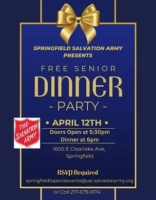 Image: The Salvation Army Senior Dinner