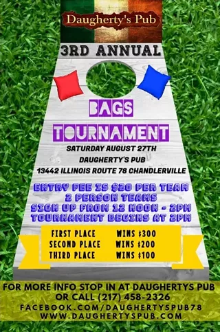 Image: Third Annual Bags Tournament At Daugherty's Pub